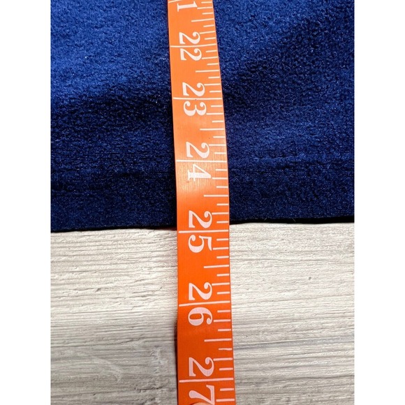 Vintage LL Bean Blue Snap T Pullover Fleece Jacket XL Pockets Embroidered Logo‎ - Picture 8 of 8